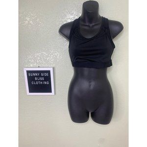 H&M Black Breastfeeding Bra With Mesh Back Size Medium